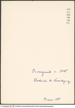 Rückseite von bh764015_recto