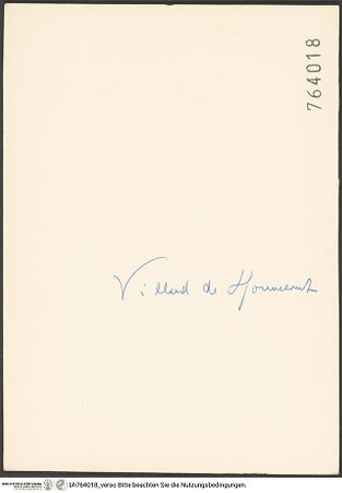 Rückseite von bh764018_recto