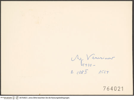 Rückseite von bh764021_recto