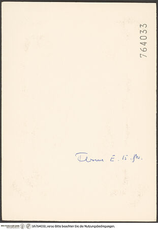 Rückseite von bh764033_recto