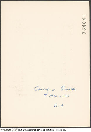 Rückseite von bh764041_recto