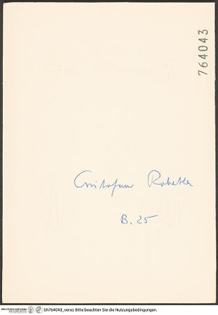 Rückseite von bh764043_recto