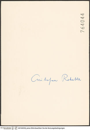 Rückseite von bh764044_recto