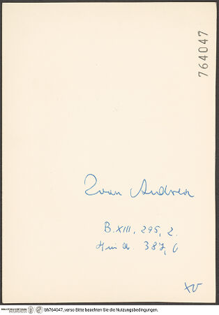 Rückseite von bh764047_recto