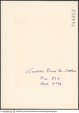 Rückseite von bh764052_recto