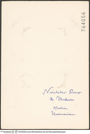 Rückseite von bh764056_recto