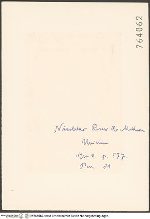 Rückseite von bh764062_recto