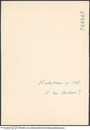 Rückseite von bh764067_recto