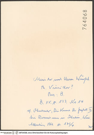 Rückseite von bh764068_recto