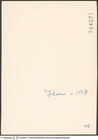 Rückseite von bh764071_recto