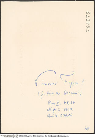 Rückseite von bh764072_recto