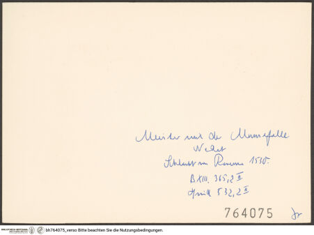 Rückseite von bh764075_recto