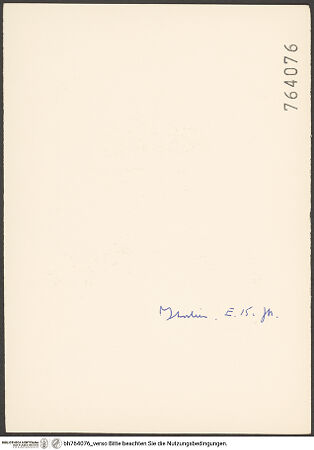 Rückseite von bh764076_recto