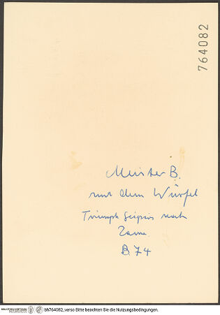 Rückseite von bh764082_recto