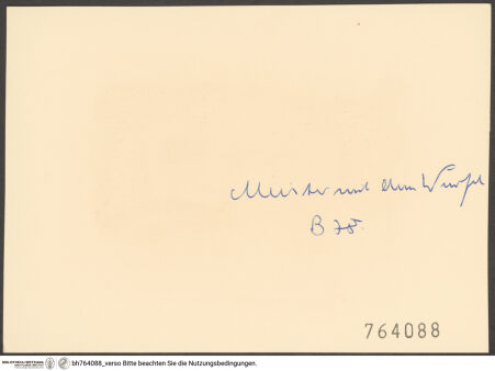 Rückseite von bh764088_recto