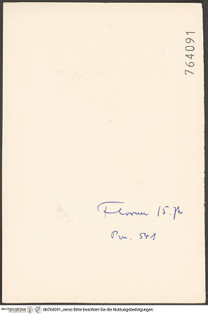 Rückseite von bh764091_recto