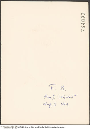 Rückseite von bh764093_recto