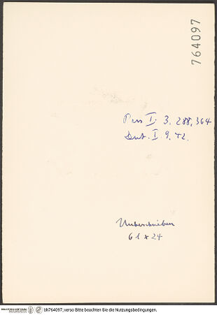 Rückseite von bh764097_recto