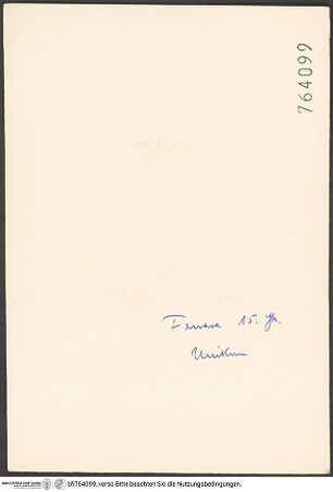 Rückseite von bh764099_recto