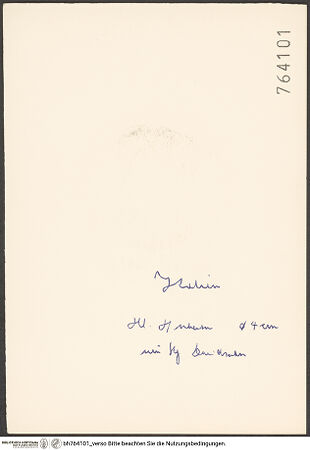 Rückseite von bh764101_recto