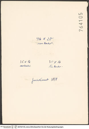 Rückseite von bh764105_recto