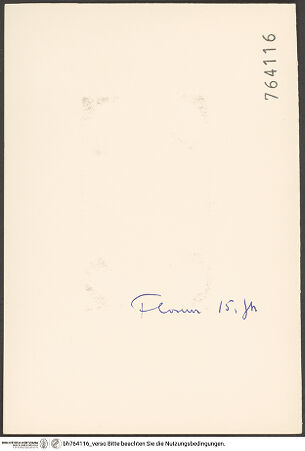 Rückseite von bh764116_recto