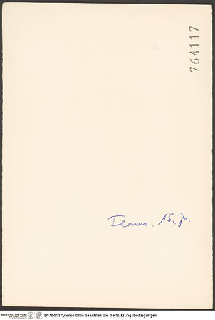 Rückseite von bh764117_recto