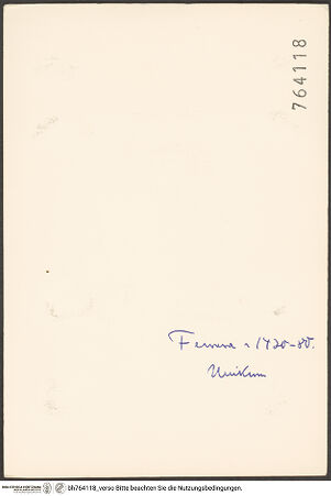 Rückseite von bh764118_recto