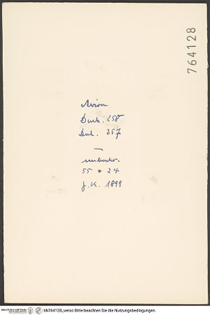 Rückseite von bh764128_recto