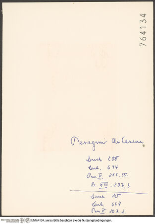 Rückseite von bh764134_recto