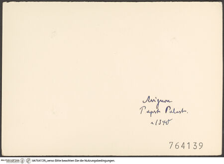 Rückseite von bh764139_recto