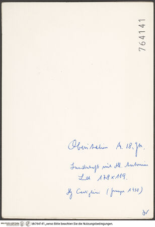 Rückseite von bh764141_recto