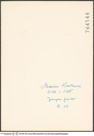 Rückseite von bh764144_recto