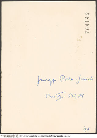 Rückseite von bh764146_recto