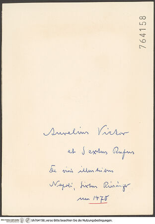 Rückseite von bh764158_recto