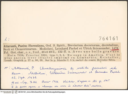 Rückseite von bh764161_recto