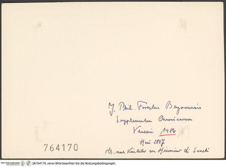 Rückseite von bh764170_recto