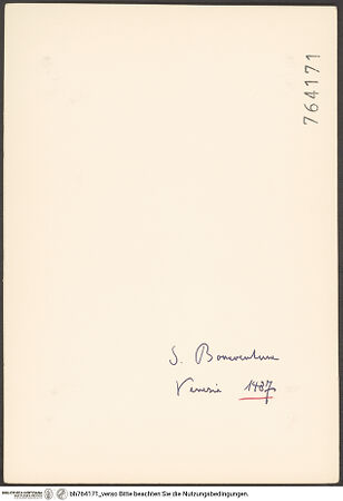 Rückseite von bh764171_recto