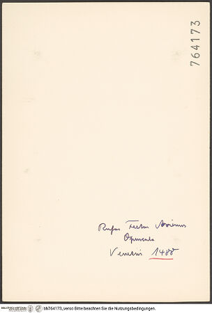 Rückseite von bh764173_recto