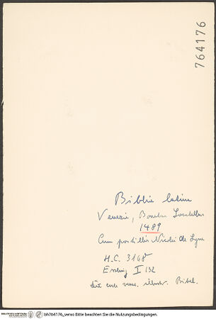 Rückseite von bh764176_recto