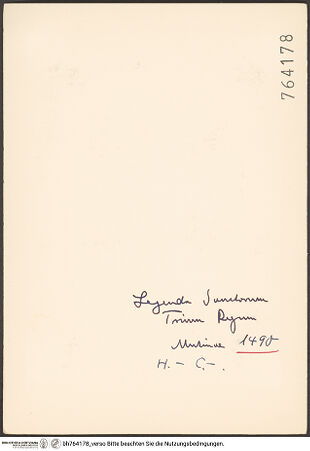 Rückseite von bh764178_recto