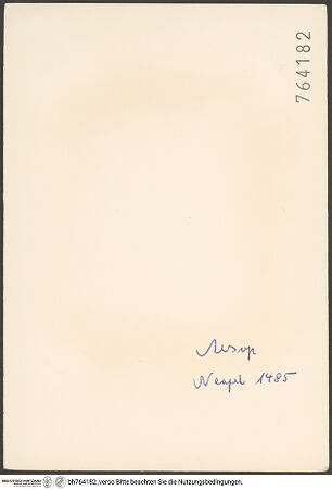 Rückseite von bh764182_recto