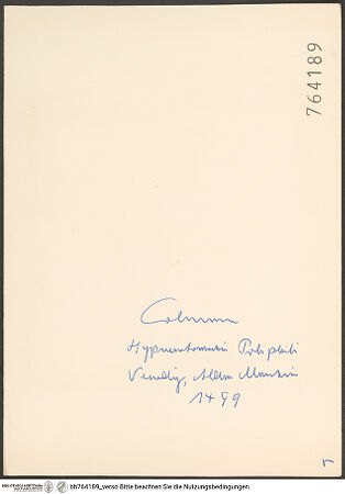 Rückseite von bh764189_recto