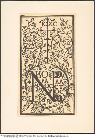 Vorderseite von bh764197_recto