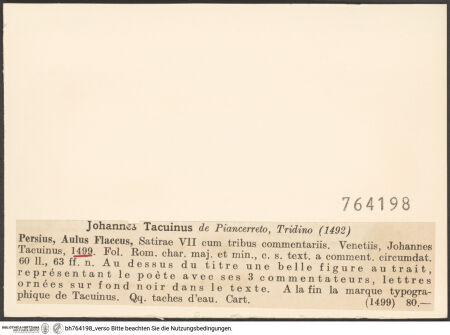 Rückseite von bh764198_recto