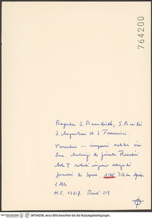 Rückseite von bh764200_recto