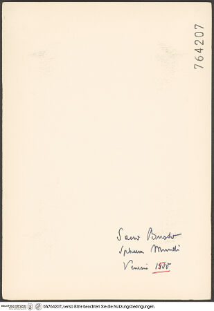 Rückseite von bh764207_recto