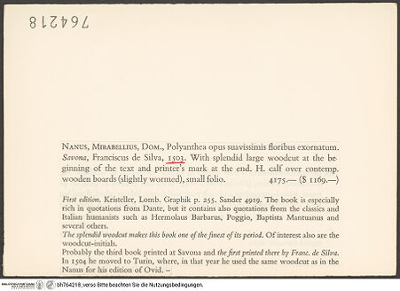 Rückseite von bh764218_recto