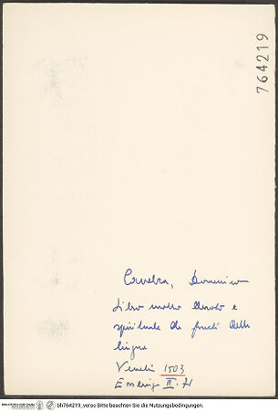 Rückseite von bh764219_recto