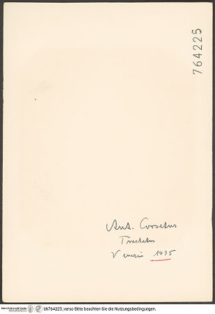 Rückseite von bh764225_recto